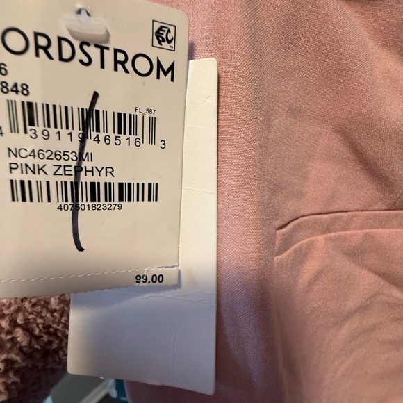 Nordstrom Light Pink trousers NWT size 6 - Picture 4 of 5
